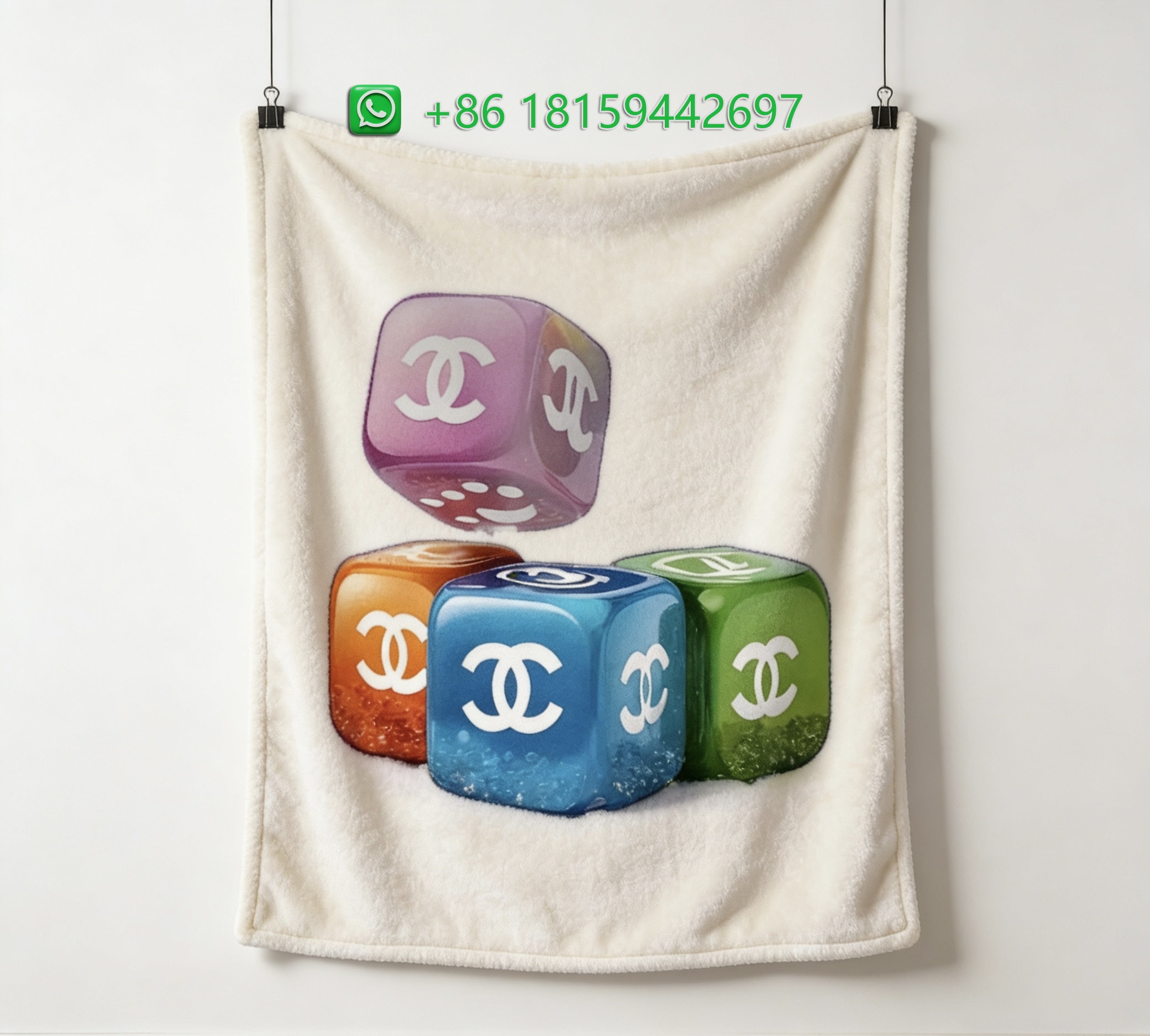 Chanel Throw Blankets